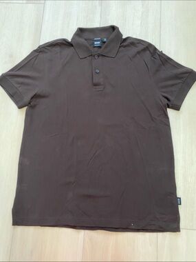 BOSS Men's Dark Brown Polo Shirt